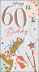 Picture of HAPPY 60TH BIRTHDAY CARD GREY